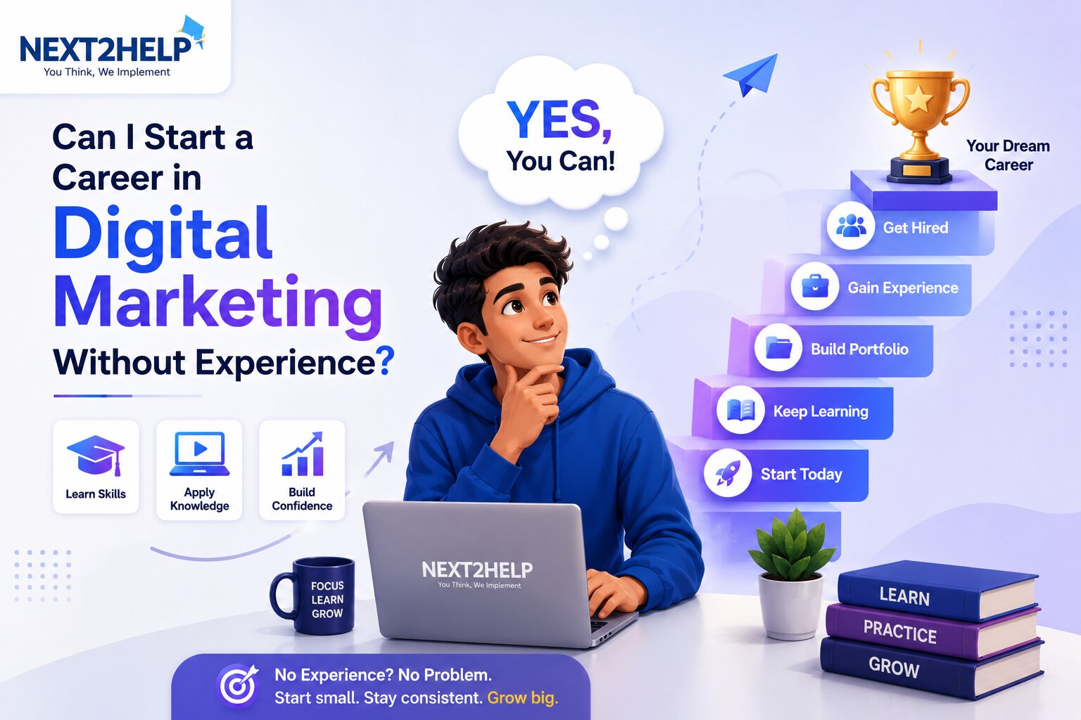 digital marketing career without no experience